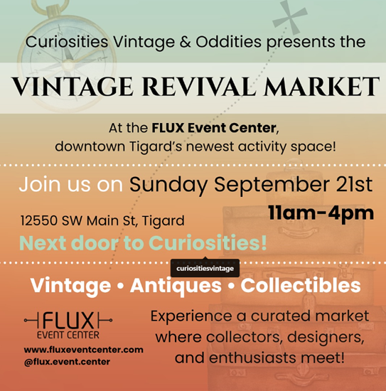 Vintage Revival Market bug