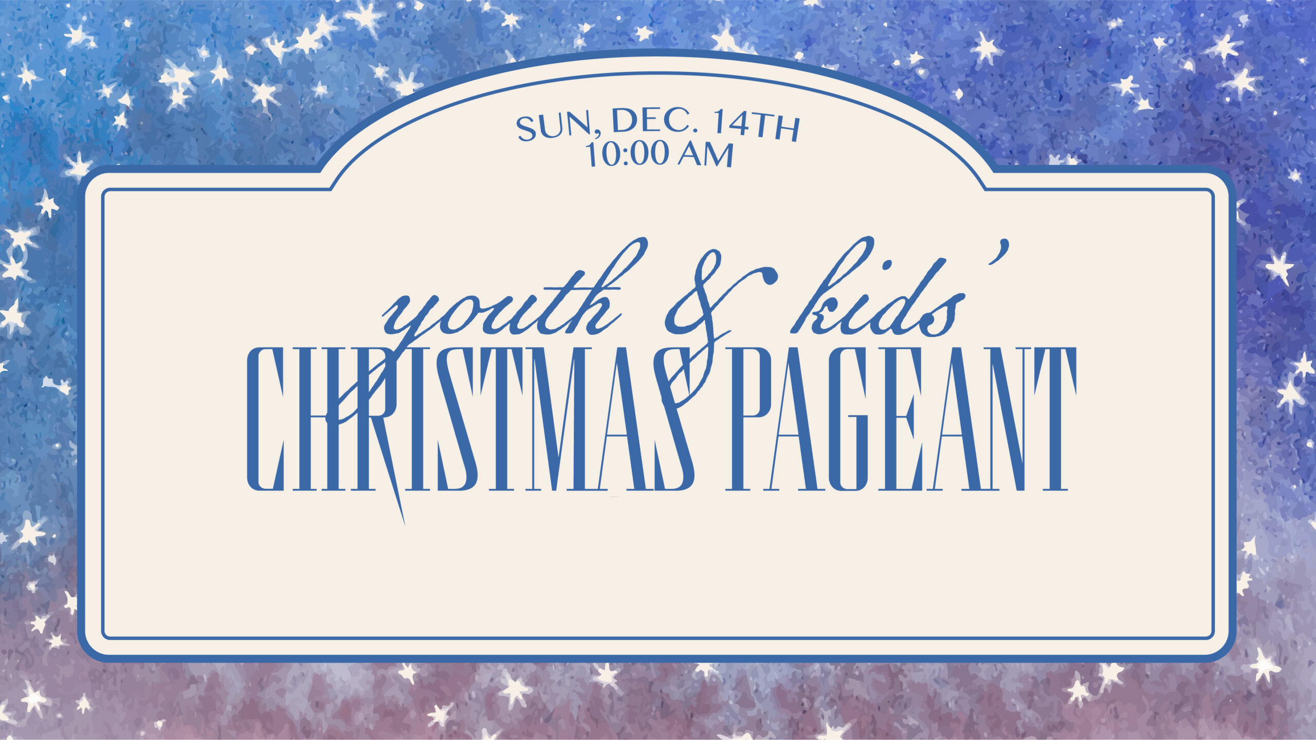 Christmas at Rise 2025 youth and kids